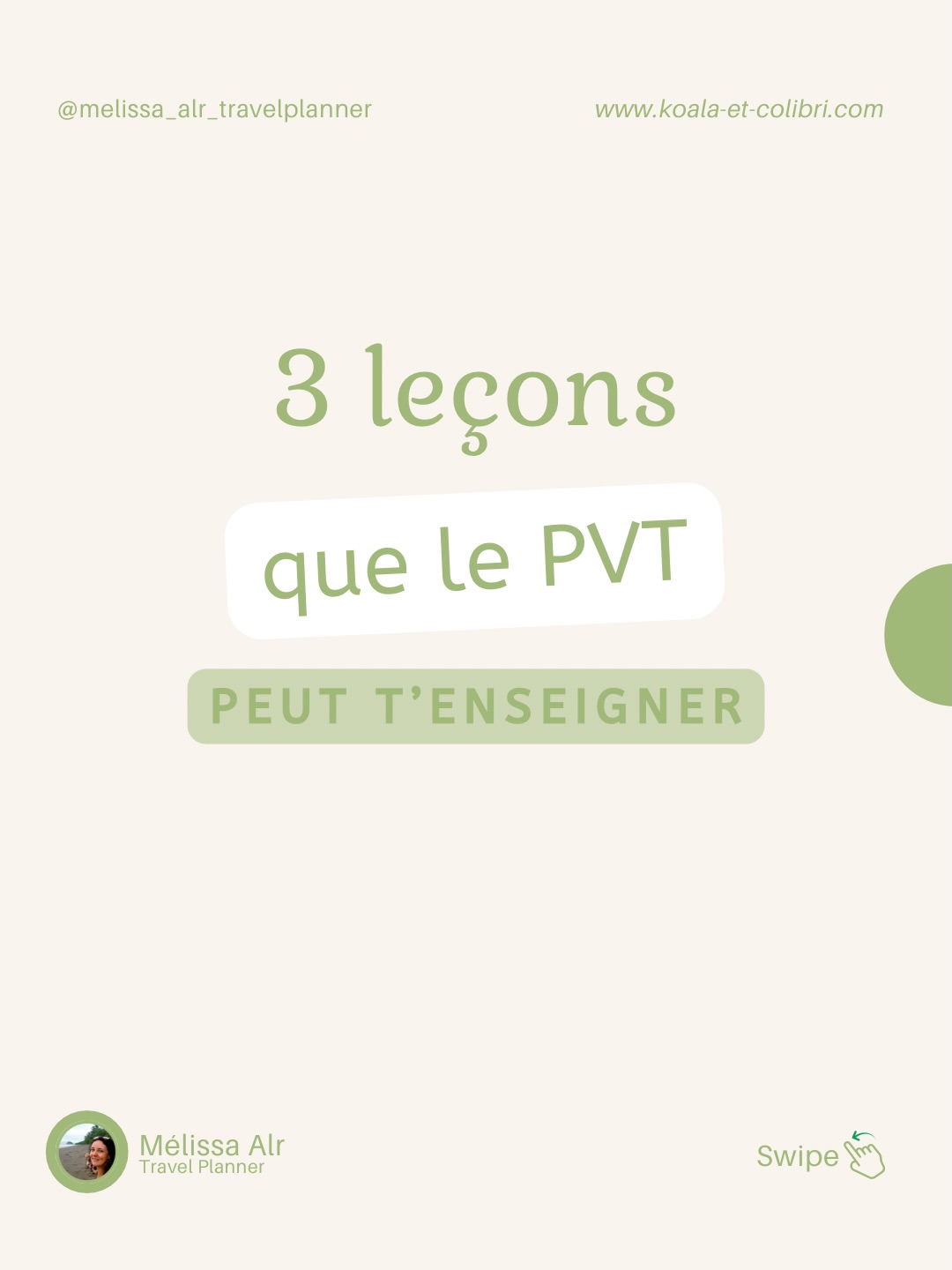 Voyager, ce n’est pas juste changer de pays.
C’est accepter de perdre ses repères. 🧭 

En PVT, j’ai appris 3 grandes leçons.

Quand ton visa dépend d’un système que tu ne maîtrises pas, quand tes plans changent du jour au lendemain, quand tu vois de tes propres yeux ce que les chiffres ne racontent pas… tu ne reviens pas pareil.

Swipe pour connaître les 3 leçons ➡️

Le PVT ne te donne pas des réponses toutes faites.
Il t’apprend à vivre avec le doute, l’adaptation et l’humilité.

Et franchement ?
C’est peut-être ça, la vraie richesse du PVT.

💬Laquelle de ces leçons te parle le plus ?