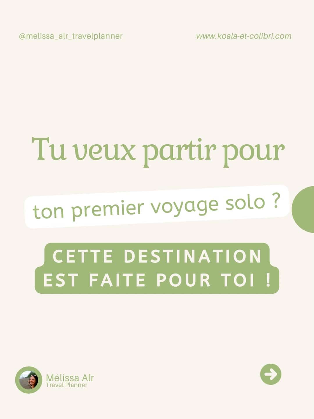 Selon moi, l’un des meilleurs choix pour un premier voyage solo est la Nouvelle-Zélande🌿

Pourquoi ?

→  Un pays safe et accueillant

→  Des infrastructures simples pour voyager en autonomie

→  Des paysages incroyables à chaque étape

→  Deux cultures qui se côtoient :

– une culture européanisée rassurante

– une culture maorie puissante et ancestrale, profondément ancrée dans le pays

C’est la destination idéale pour prendre confiance, apprendre à voyager seule, tout en vivant une aventure forte et dépaysante, sans choc culturel brutal 🌍

💾 Enregistre ce post pour plus tard

🔁 Partage-le à une amie qui rêve de se lancer