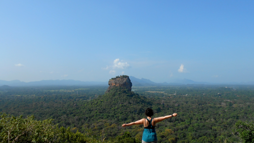 Sigiriya vu depuis le Pidurangala Rock