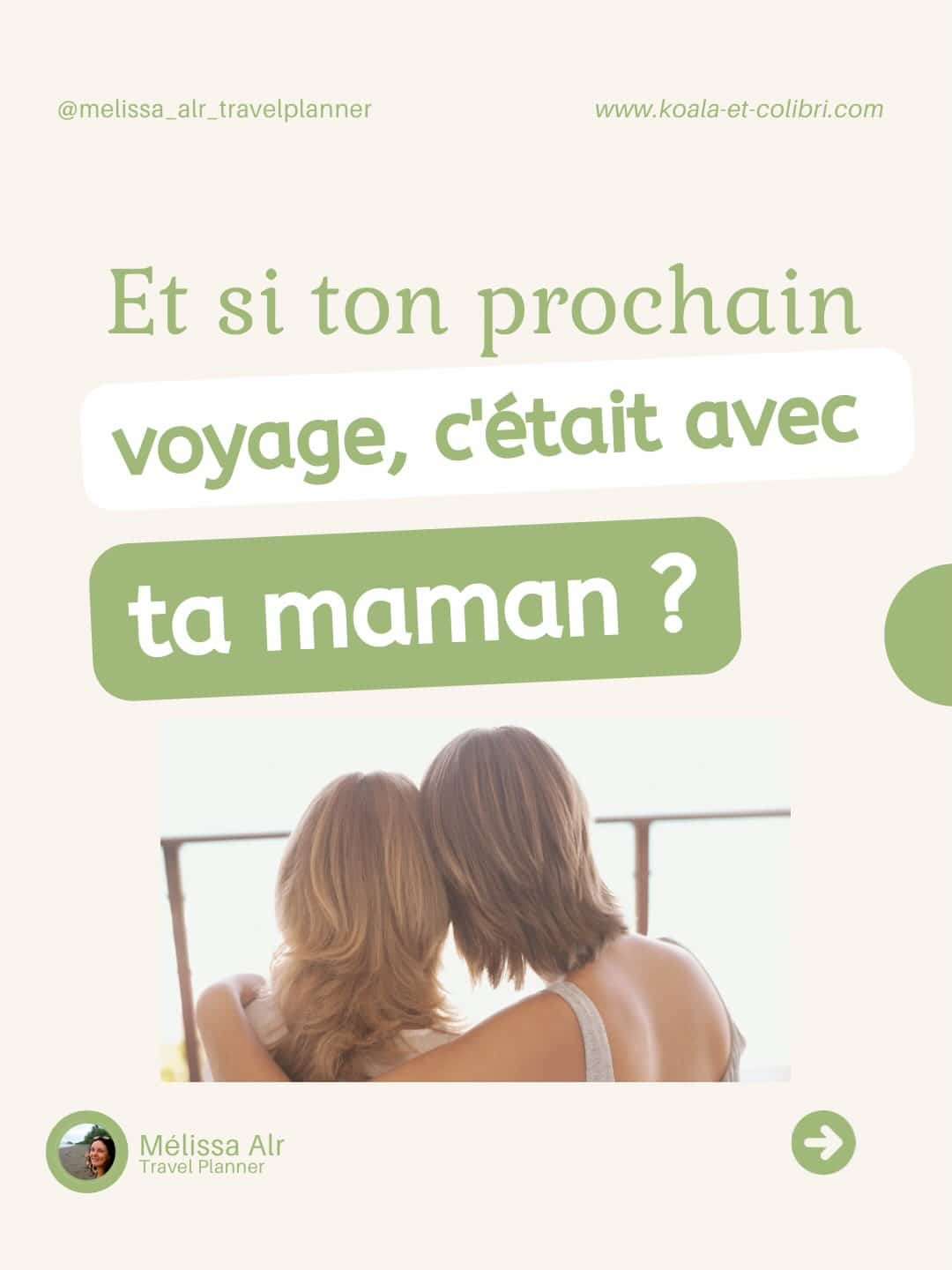 Et si cette année, le plus beau cadeau c’était un voyage avec ta maman ? 🌸

Pas un itinéraire générique.
Un vrai voyage, pensé pour vous deux.
En Colombie.
La destination qui mélange couleurs, chaleur humaine, gastronomie et émotions, le tout dans un cadre sûr et bien préparé.

En tant que travel planner spécialiste de la Colombie, je conçois des itinéraires sur mesure pour les duos mère-fille qui veulent vivre une aventure authentique, sans stress d’organisation.

Parce que votre temps ensemble est précieux. 🤍

💾 Enregistre ce post pour le montrer à ta maman ☺️