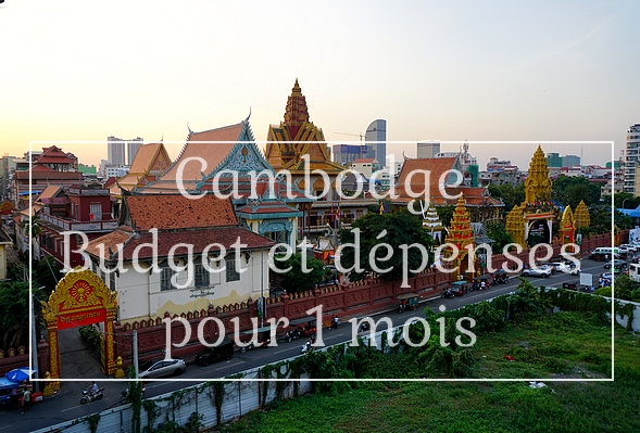 Cambodge budget et dépense pour 1 mois