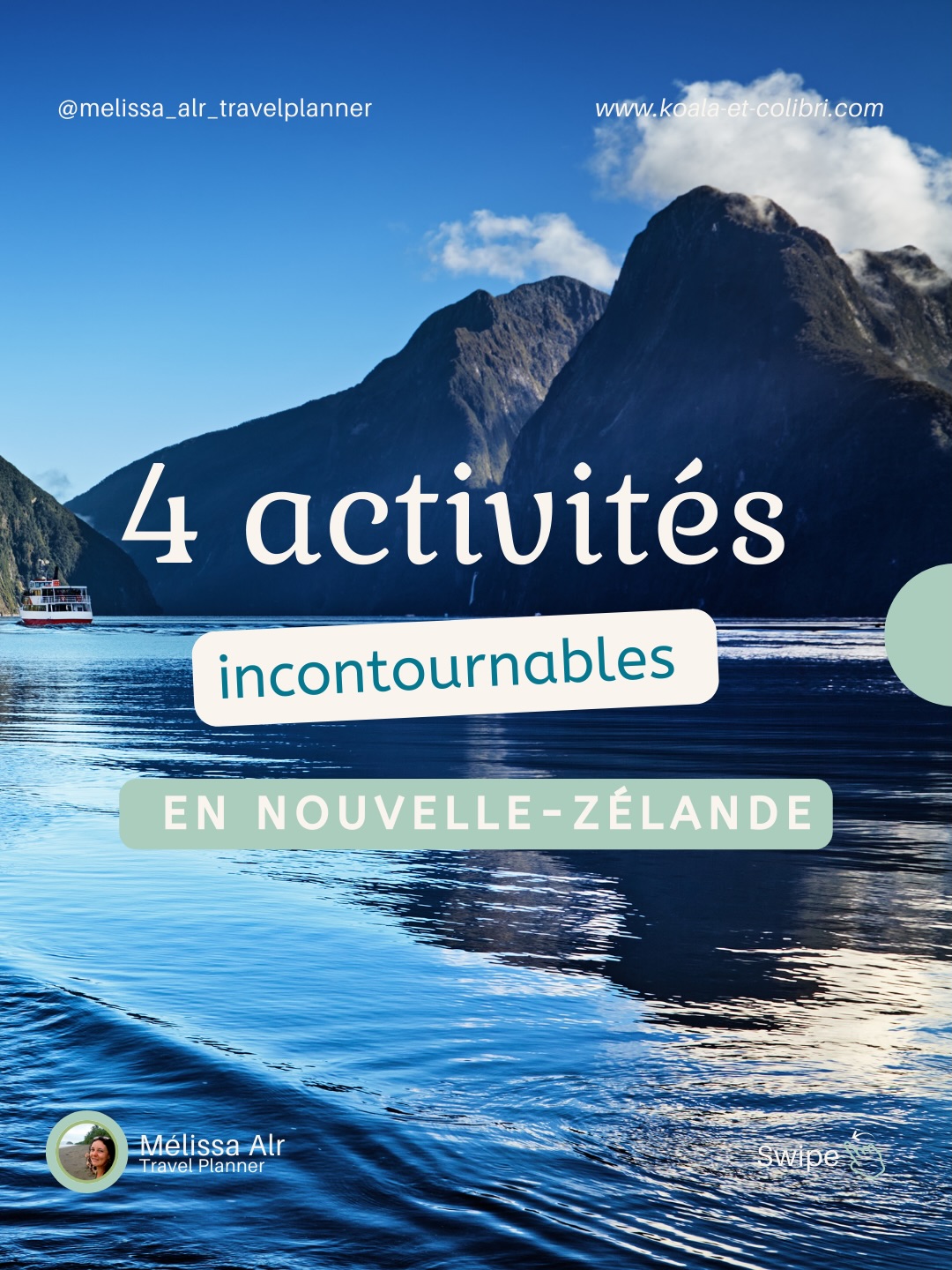 🇳🇿 4 activités incontournables en Nouvelle-Zélande

La 2ème m’en a mis plein les yeux 🤯
Je n’étais clairement pas prête à ce que j’ai découvert ce jour-là.

Swipe pour comprendre ⏩

💾 Enregistre ce carrousel pour ton futur voyage en Nouvelle-Zélande