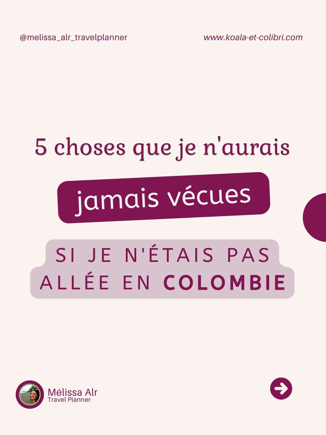 J’ai rêvé de la Colombie pendant des années.

La chaleur, la salsa, les gens qui te sourient dans la rue...
Mais la réalité m’a mis une claque !  Je ne m’y attendais vraiment pas.

Swipe pour voir ce que ce voyage m’a offert 👉