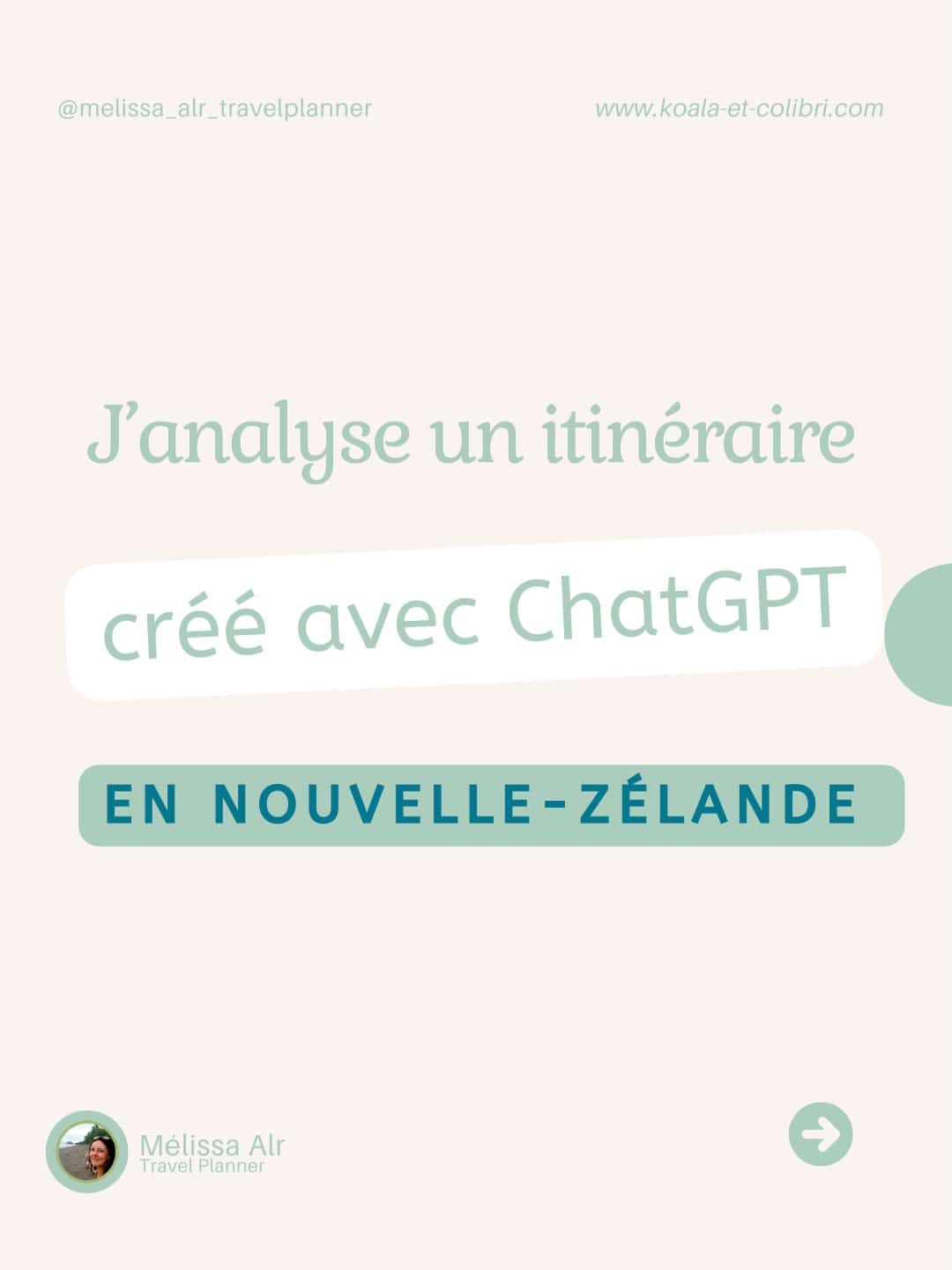 🇳🇿 J’ai créé un itinéraire en Nouvelle-Zélande avec ChatGPT… et voici pourquoi tu ne peux pas t’y fier.

J’ai analysé l’itinéraire généré par l’IA et ce que j’ai constaté, c’est qu’il ne tient pas toujours compte de la réalité sur le terrain : distances, fatigue, temps de routes, accès aux sites…

💁🏻‍♀️Même la meilleure IA ne remplacera jamais l’expérience humaine.

J’ai vécu 15 mois en Nouvelle-Zélande, testé les trajets, évalué les temps de route et les moments où il vaut mieux ralentir.

👉 Dans ce post, je t’explique pourquoi toujours revérifier les informations et adapter un itinéraire avec un vrai expert.

💾 Enregistre ce post si tu prépares un road trip en Nouvelle-ZÉlande
