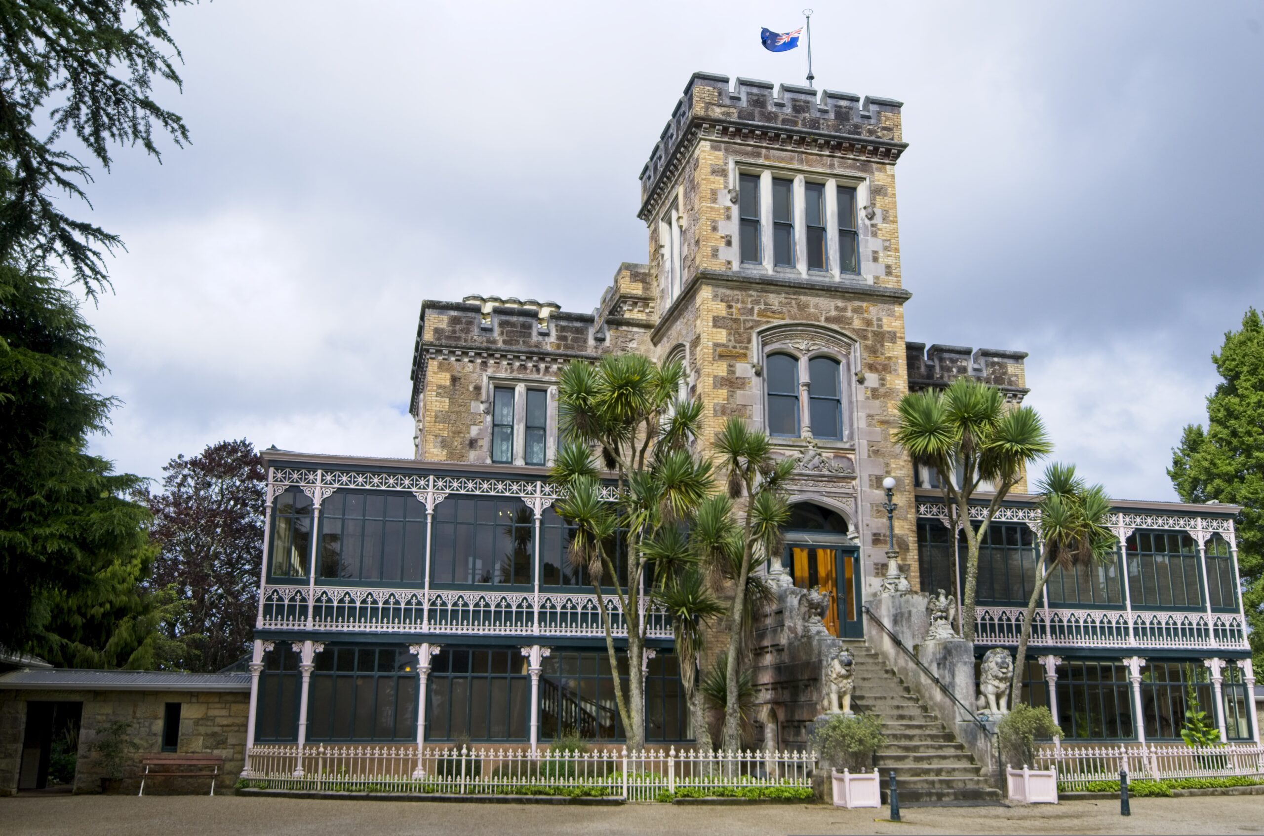 Larnach Castle, unique château néo-gothique de l'hémisphère sud, péninsule d'Otago
